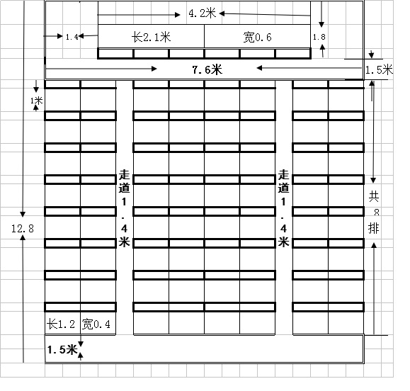 最常见的等候椅，排椅平面设计图(图2)