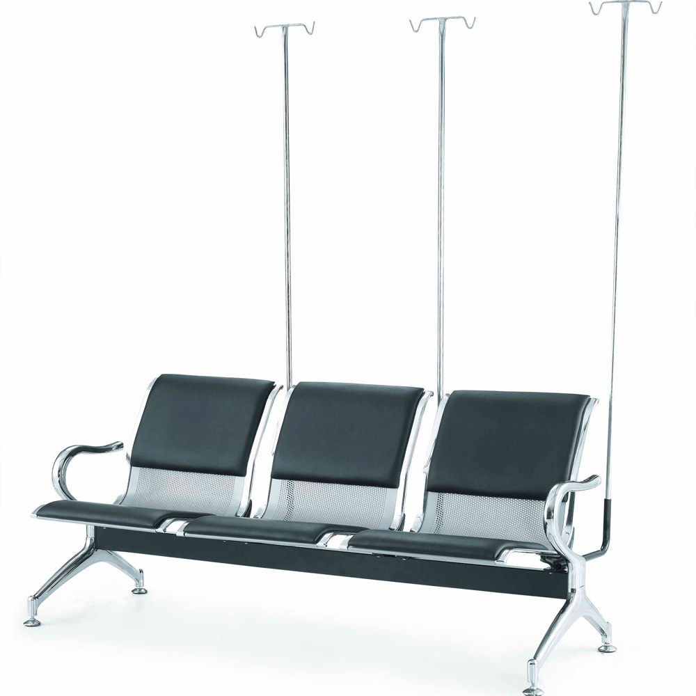 不锈钢输液排椅的输液杆是怎样？