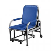 医院休息排椅怎么拉成床？